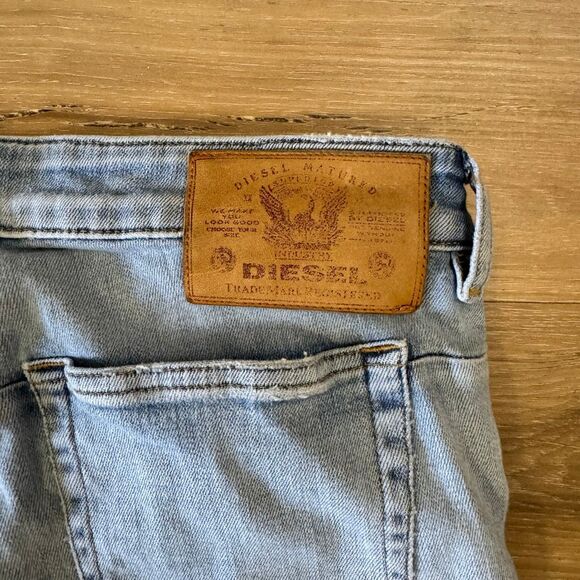 Diesel D-Jevel Women’s Blue Low Rise Denim Jeans Size 29 X 30 Designer Luxury - Picture 8 of 10